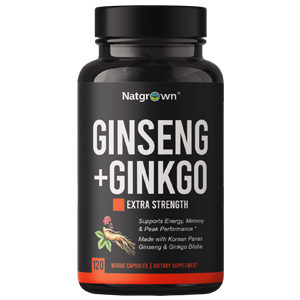 Natgrown Ginseng & Ginkgo Biloba